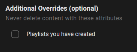 Preserve Playlists You've Created