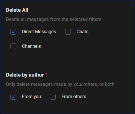 Specific content types